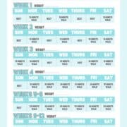 Printable Walking to Lose Weight Chart