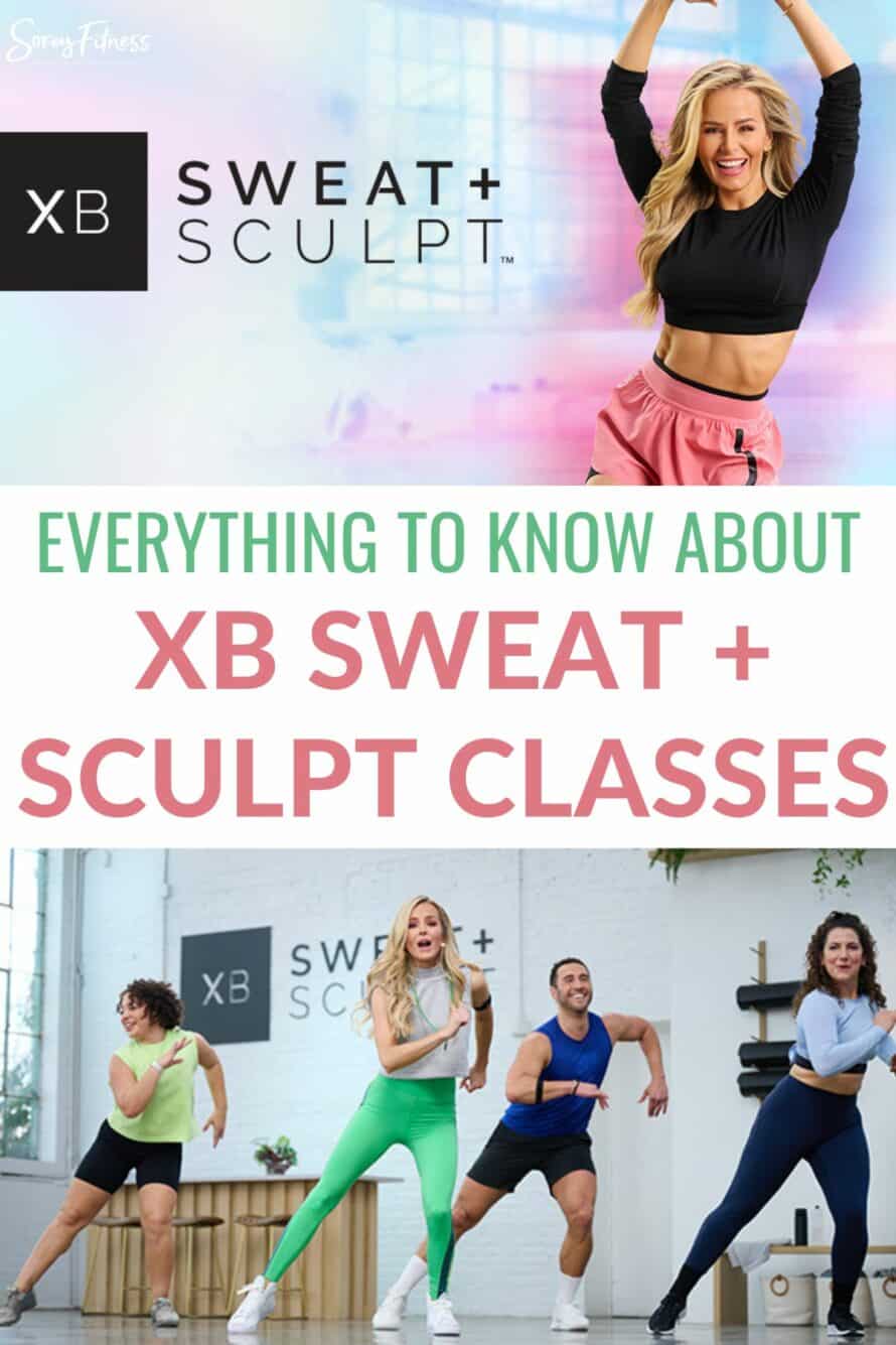XB Sweat and Sculpt Workout Review Pinterest Collage