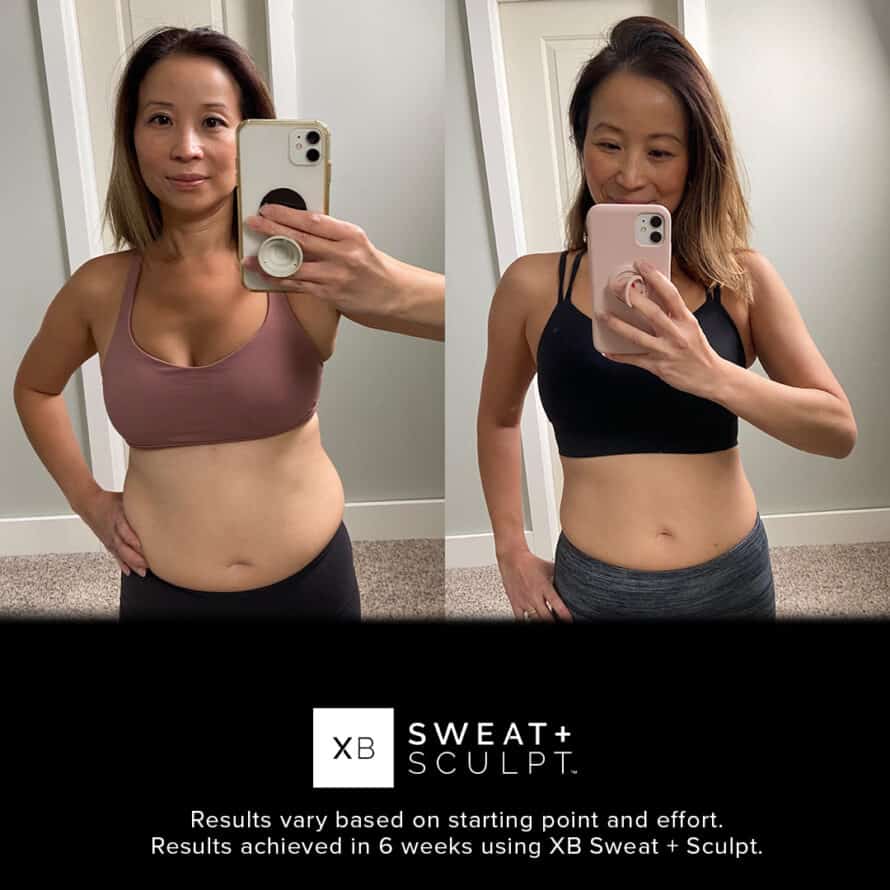 before and after sweat and sculpt
