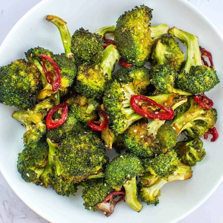 Image for Air Fryer Spicy Broccoli