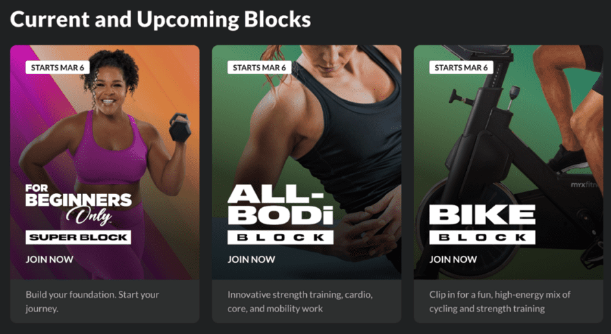 BODi Blocks in App