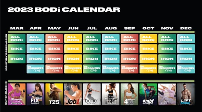 Bodi Super Block Calendar 2023