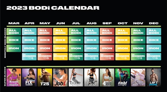 Bodi Blocks 2023: The New Beachbody Programs