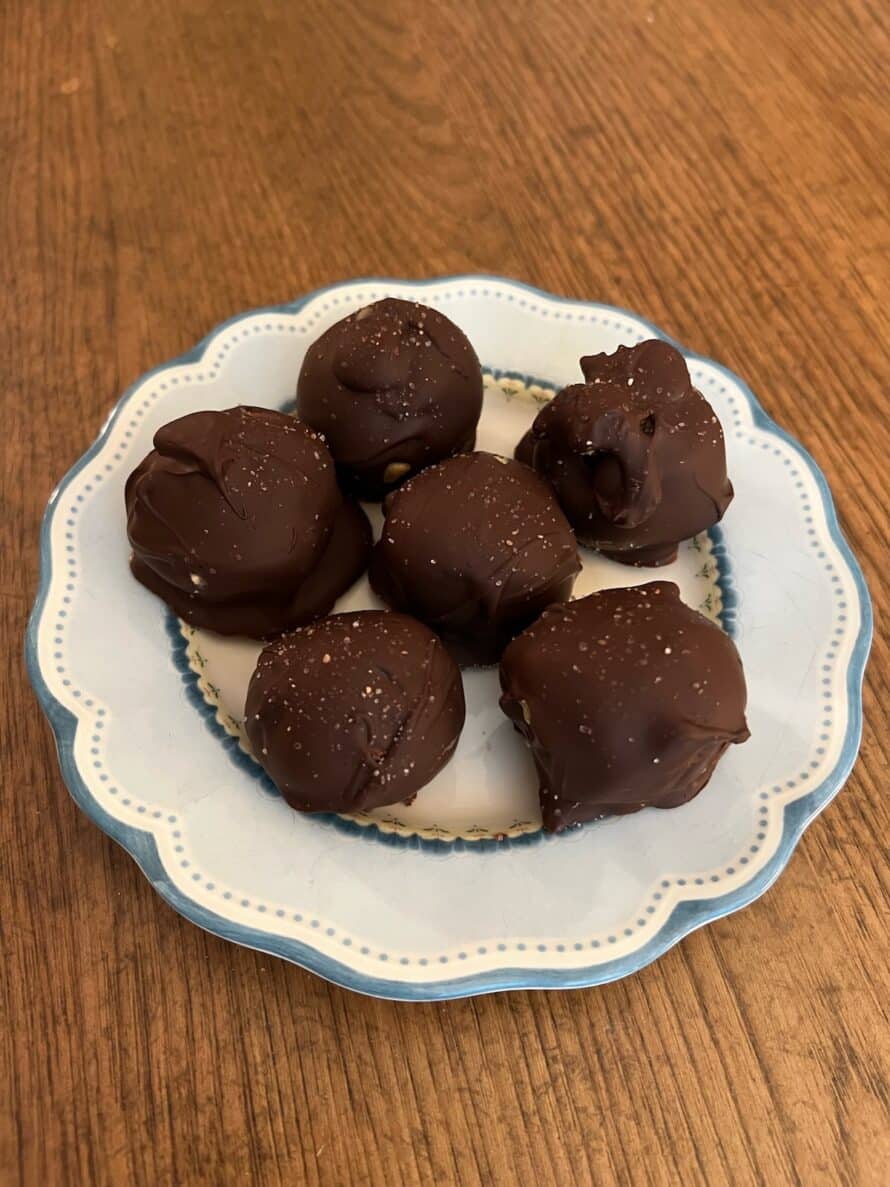 Chocolate Covered Powdered Peanut Butter Balls