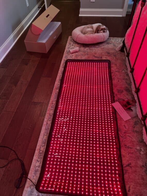 Mito Red Light Therapy full body mat on