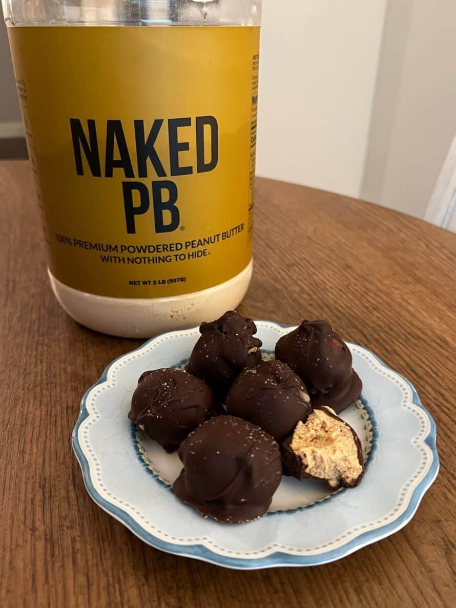 Naked PB and Chocolate Peanut Butter Balls