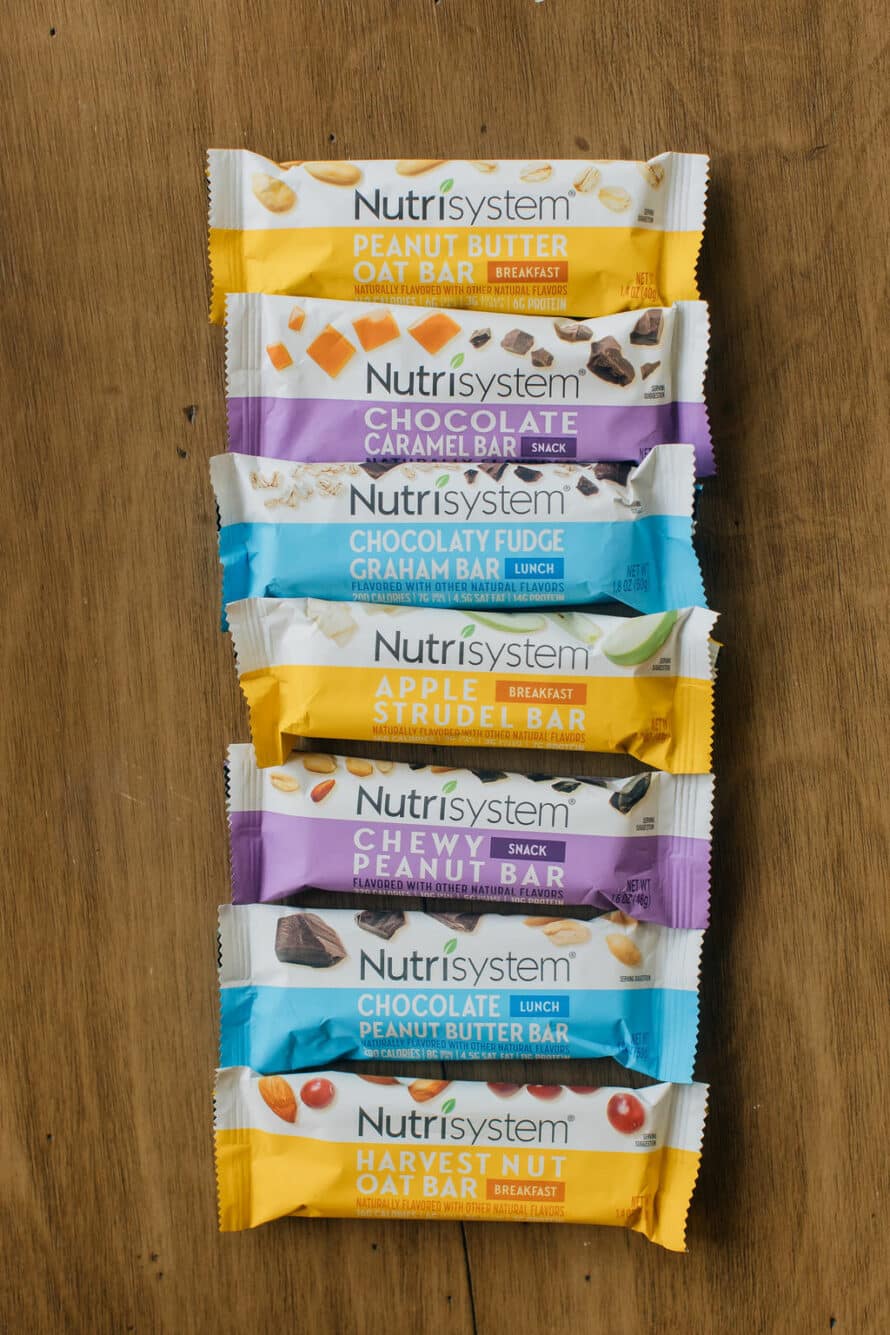 nutrisystem snack and meal bars