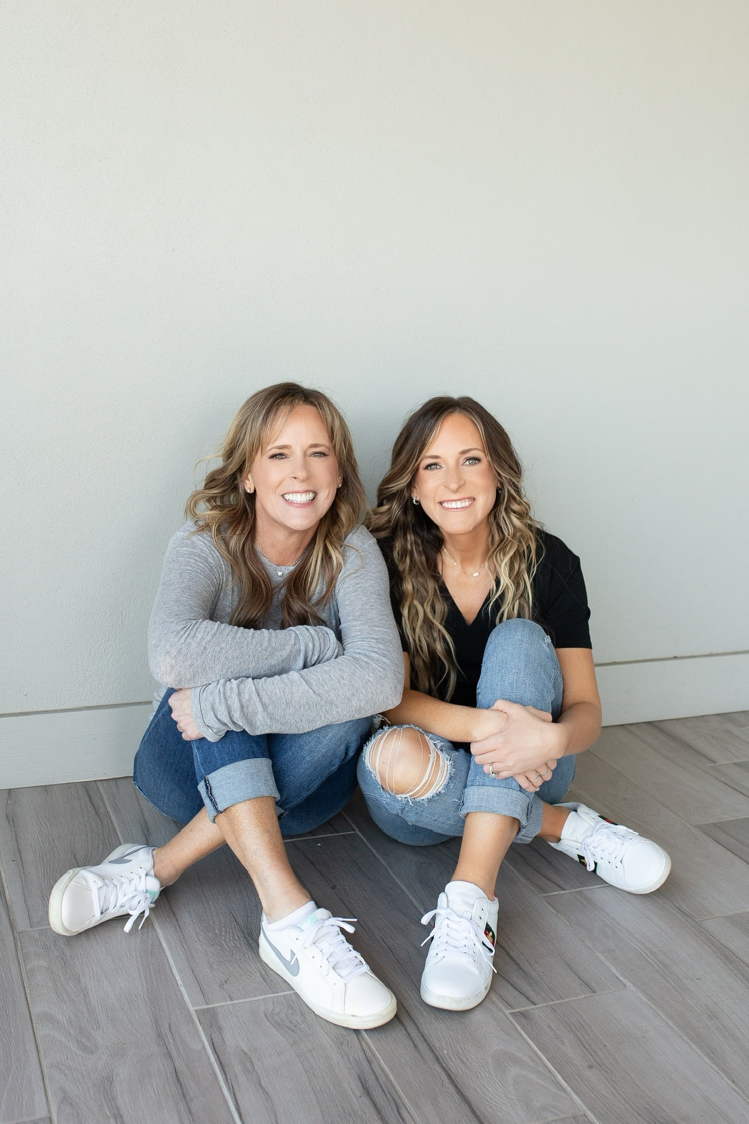 Kim and kalee sitting