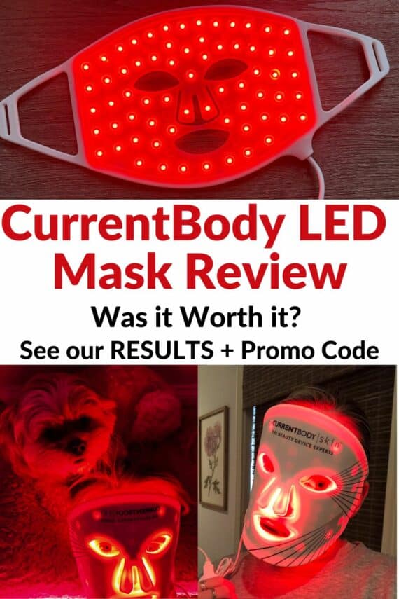 currentbody led mask review Pinterest image