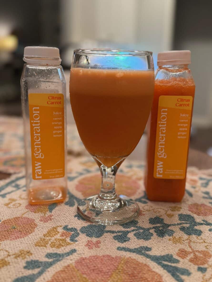 Citrus Carrot Raw Genration Juice