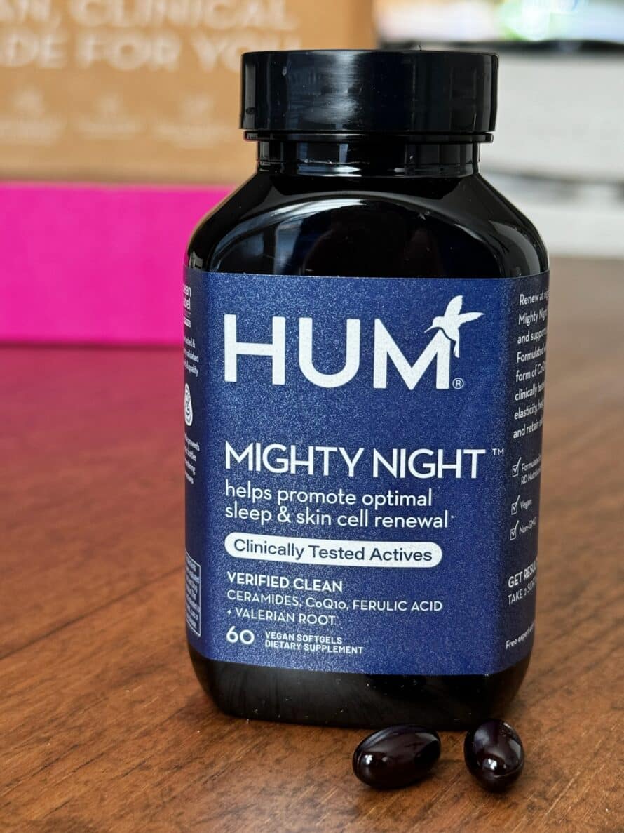 Hum Mighty Night bottle and capsules