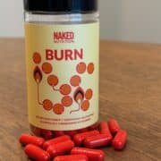 Naked Burn Fat Burner bottle and capsules