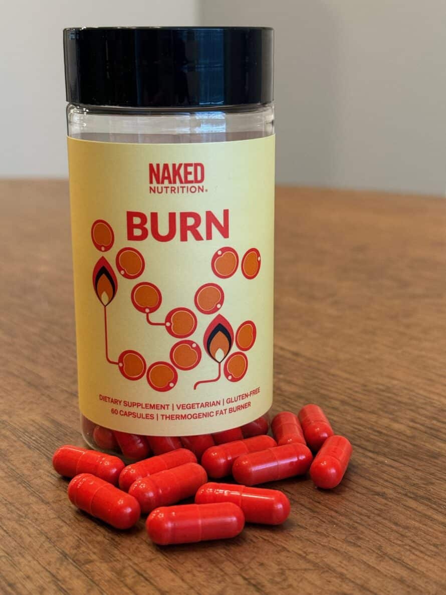 Naked Burn Fat Burner bottle and capsules