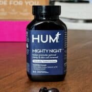 HUM Mighty Night Bottle and Capsules