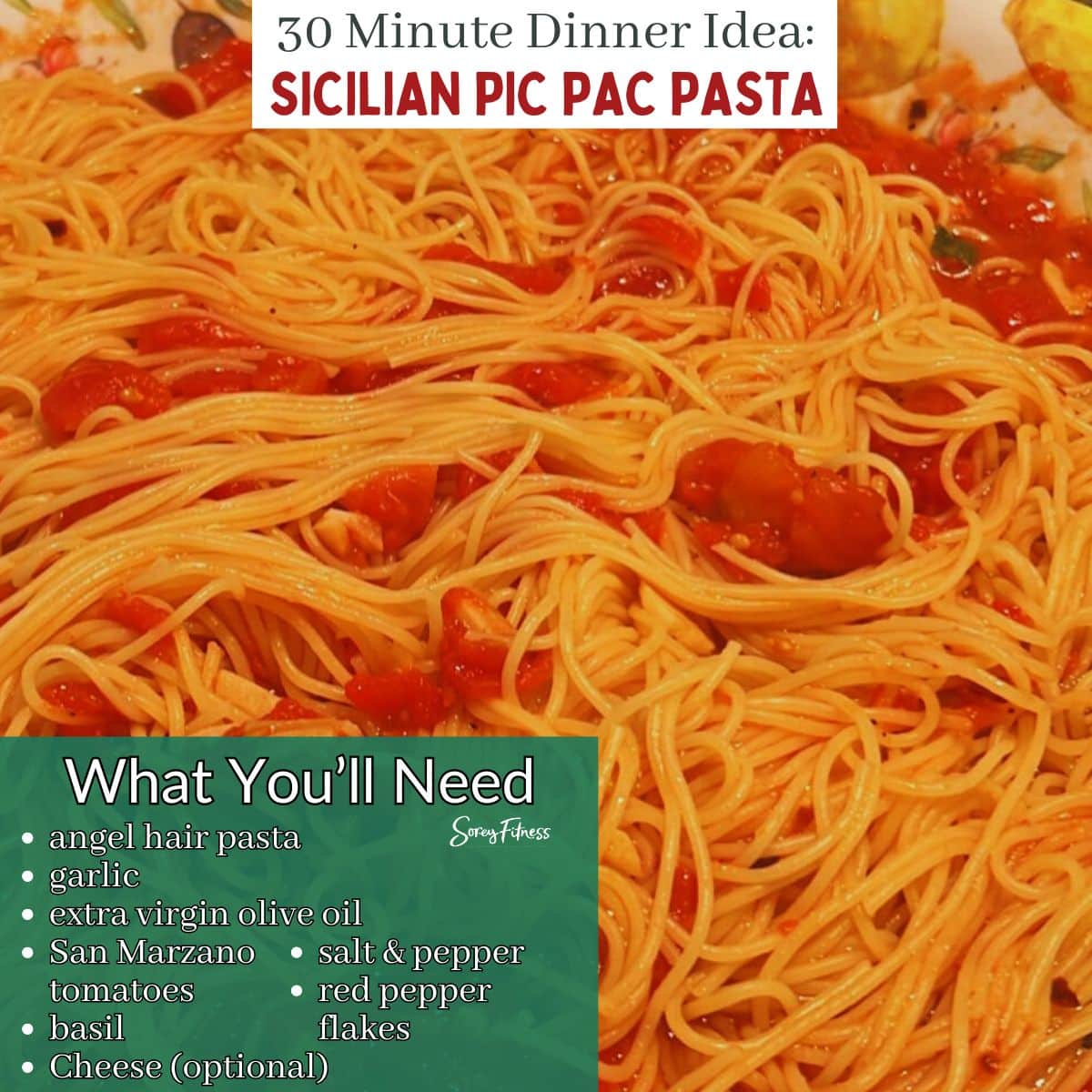 info graphic for spaghetti pic pac