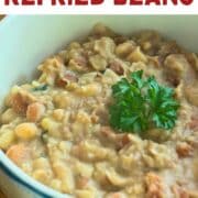 healthy quick and easy homemade refried beans