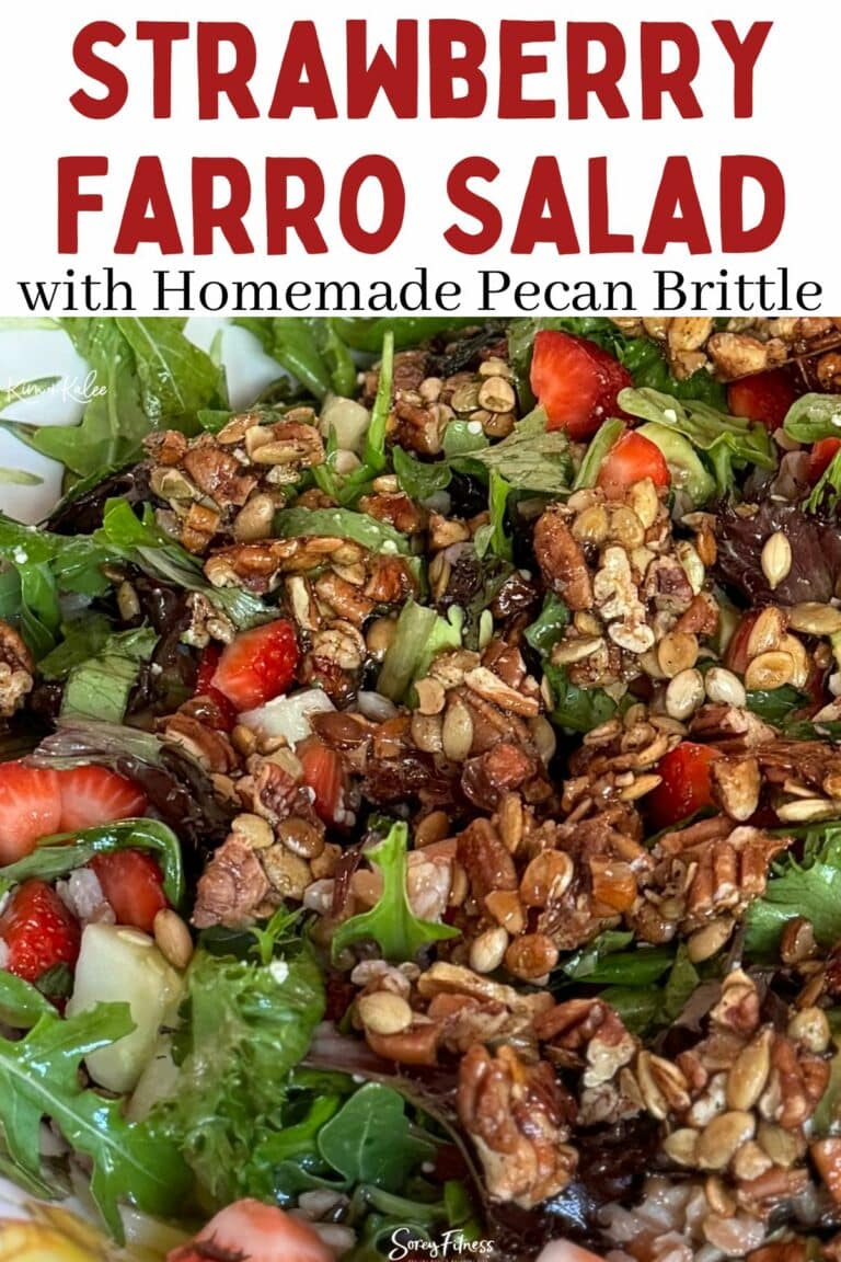 Strawberry Pecan Farro Salad Recipe