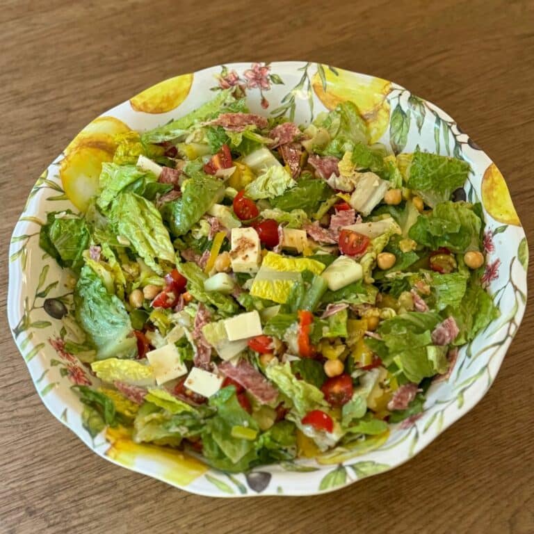 Quick & Easy Chopped Italian Sub Salad Recipe