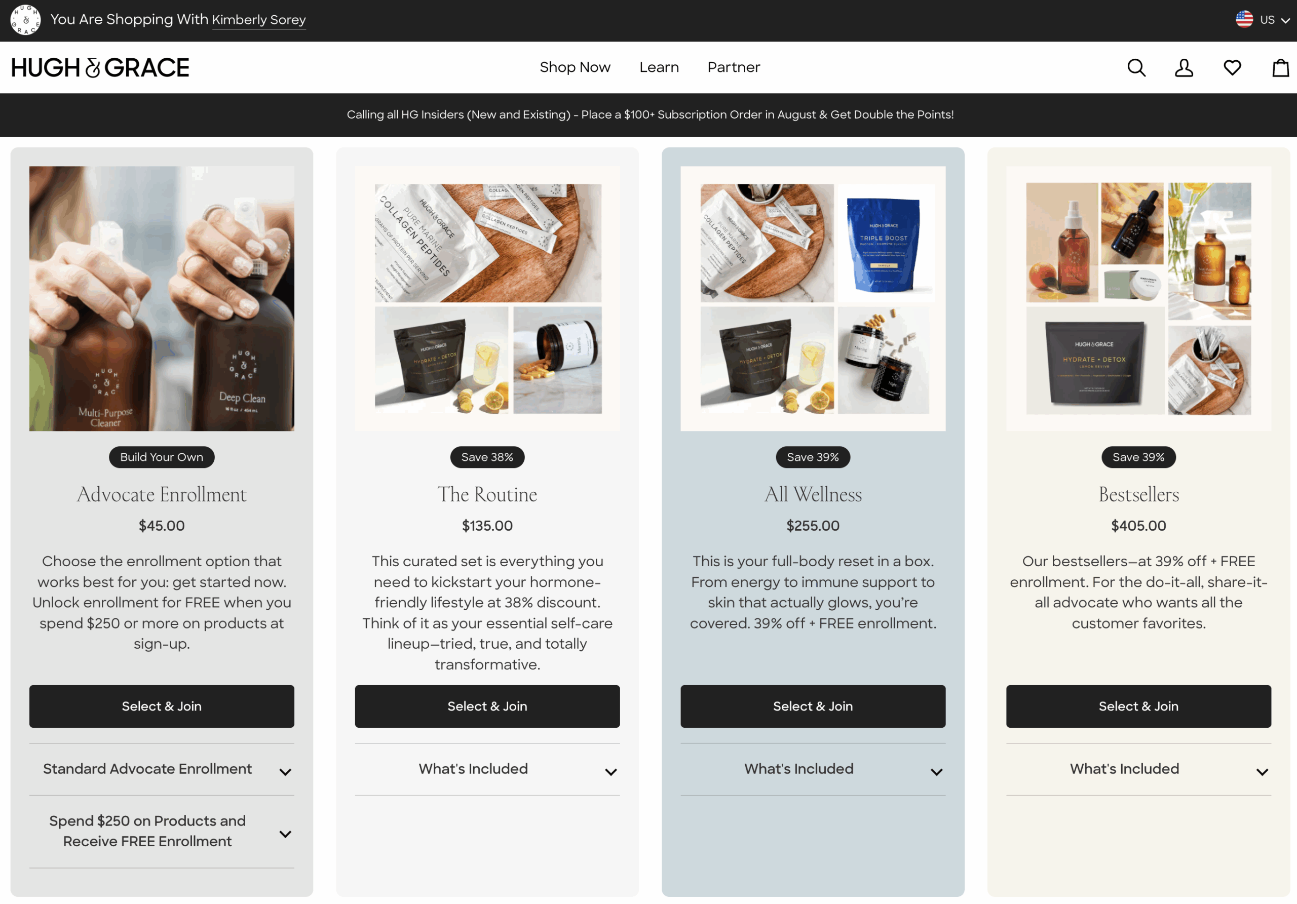 Hugh and Grace Advocate Sign Up Process Screenshot