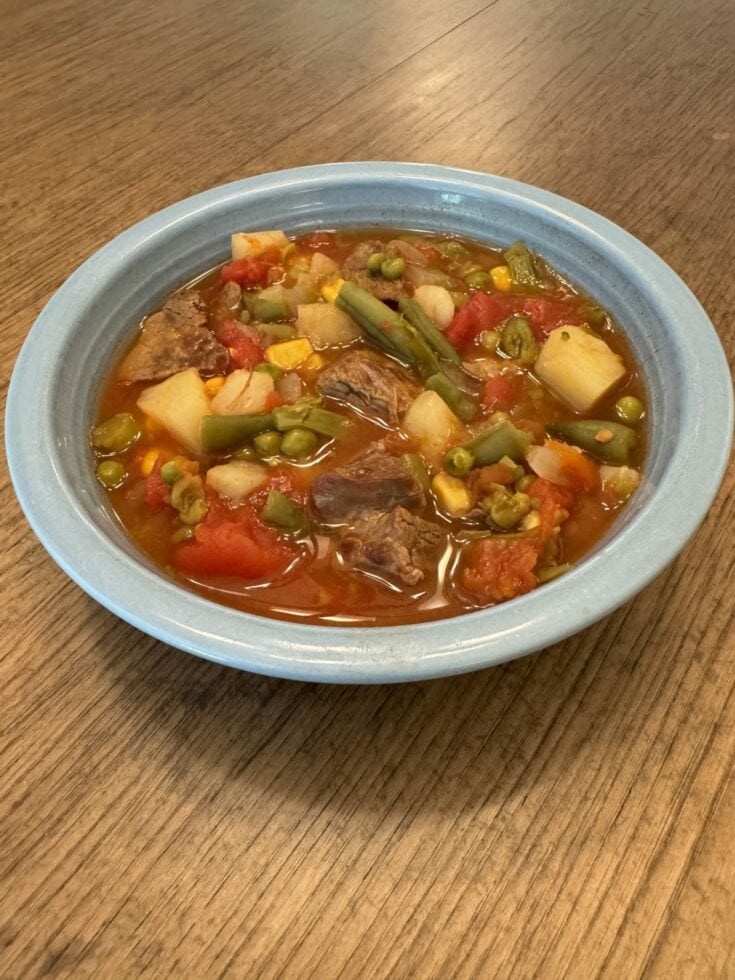 bowl of vegetable soup