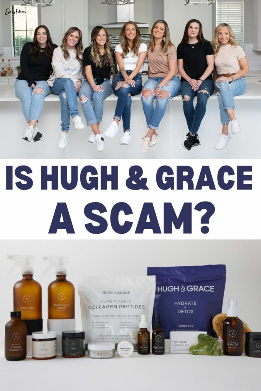 text overlay is hugh and grace a scam?