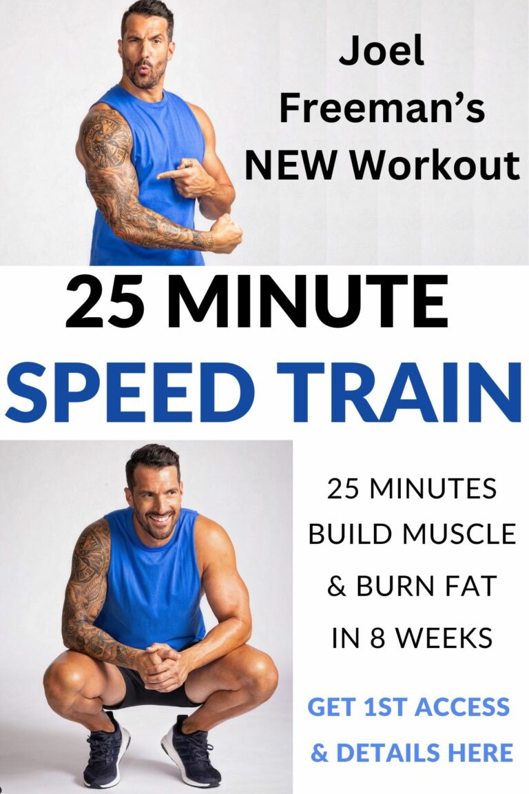 Joel Freeman’s New Workout: 25 MINUTE SPEED TRAIN