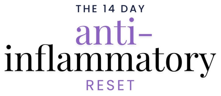 14 day anti inflammatory reset by kim and kalee logo