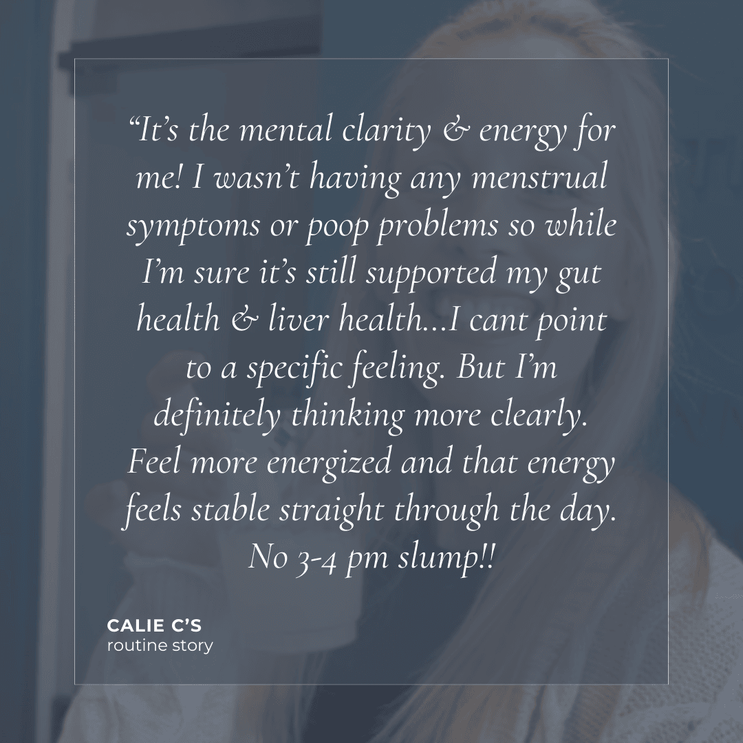 Hugh and Grace The Routine Testimonial - Calie Sq 1