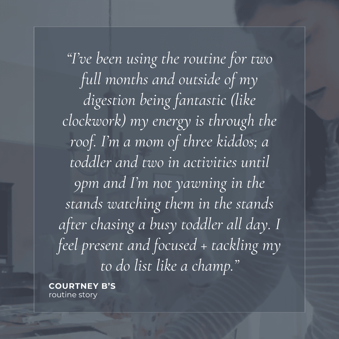 The Routine Testimonial - Courtney Sq 1