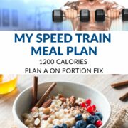 25 Minute Speed Train Meal Plan