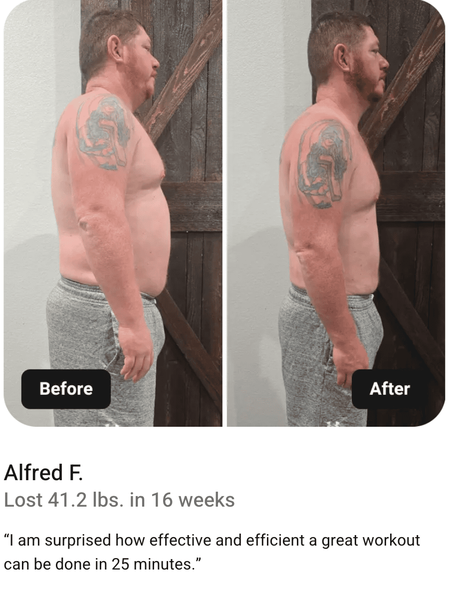 joel freeman 25 minute speed train before and after photos man