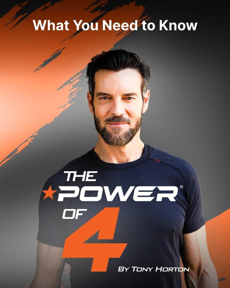 power of 4 tony horton review graphic