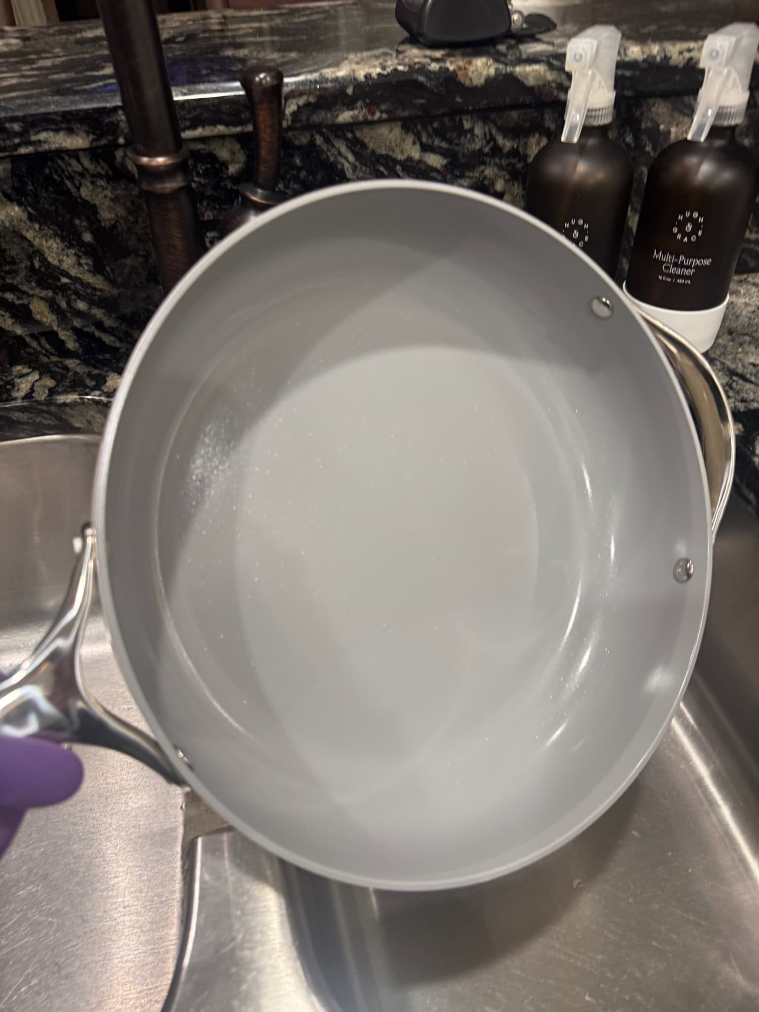 top of caraway cookware skillet