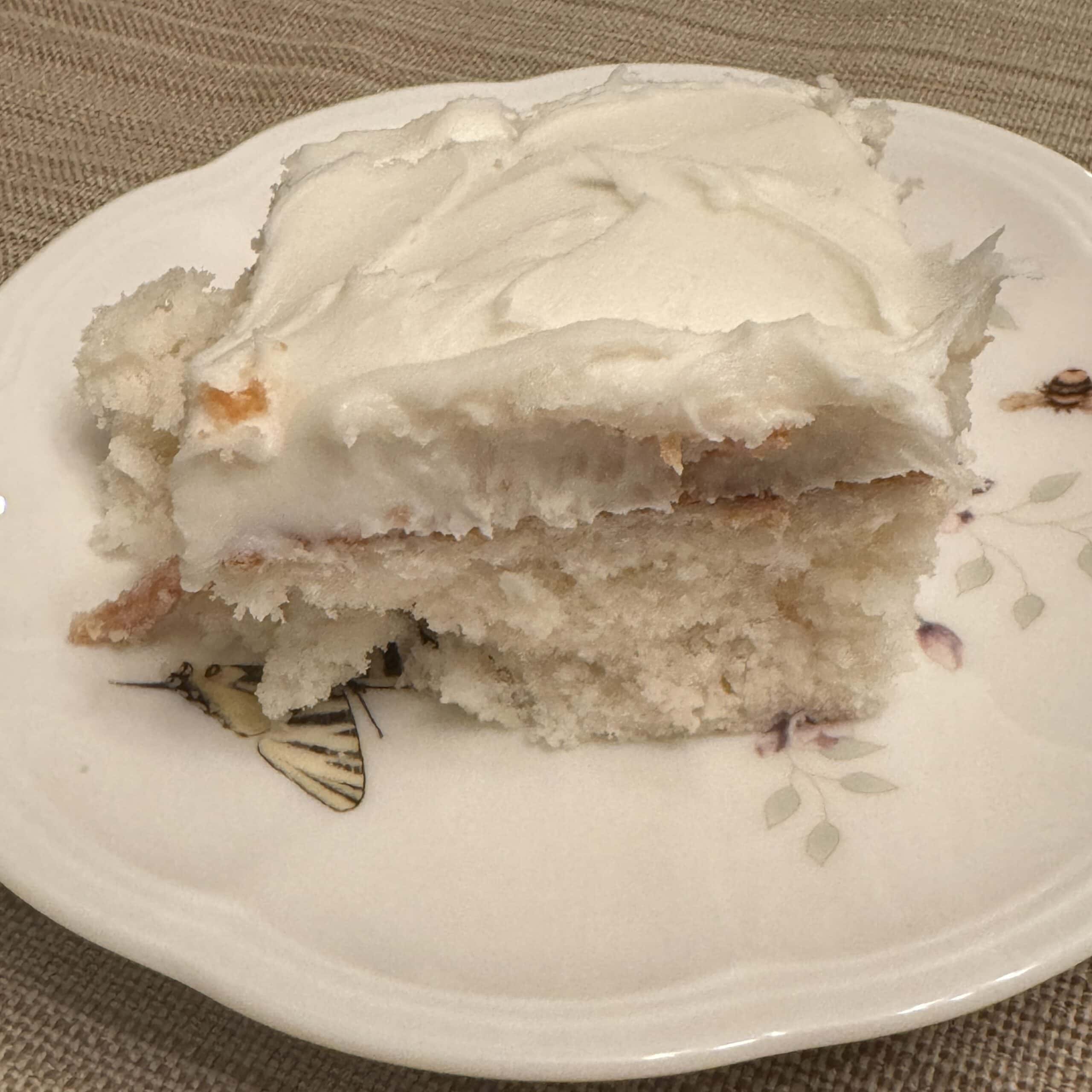 a piece of birthday cake on a plate