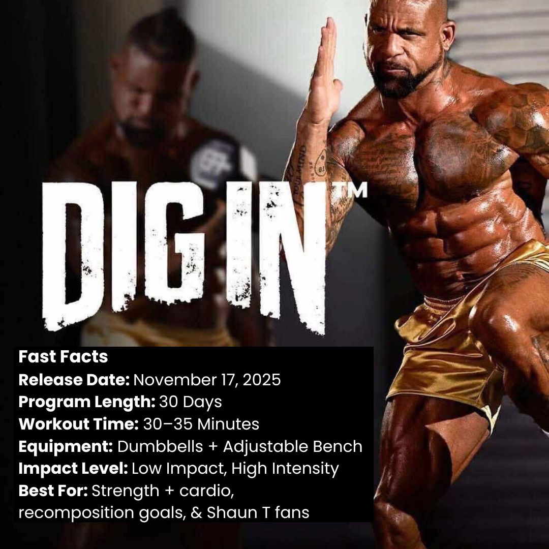 Shaun T Dig In Infographic