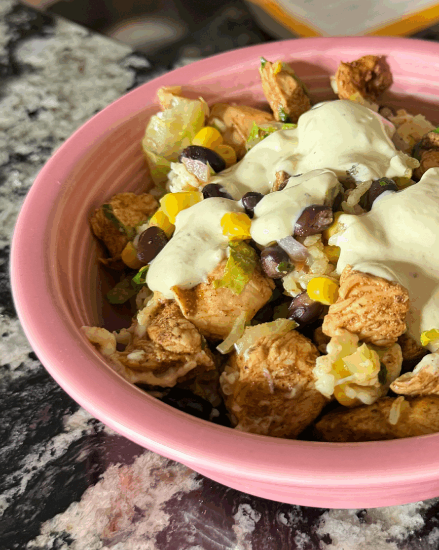 chicken burrito bowl