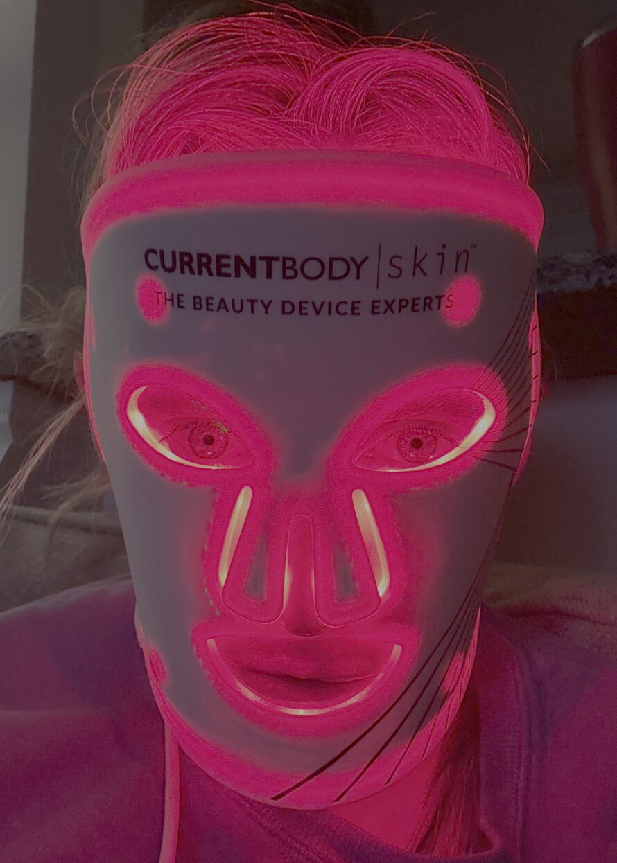 kalee with the currentbody mask on