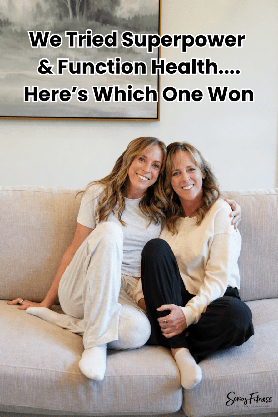 we tried superpower and function health - here's which one won - kim and kalee sitting on the couch together